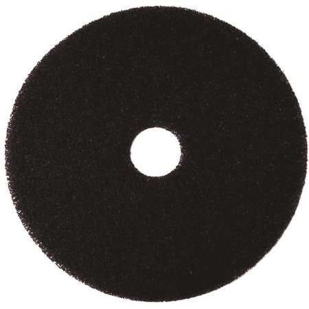 RENOWN 17 in. Black Stripping Floor Pad REN02015